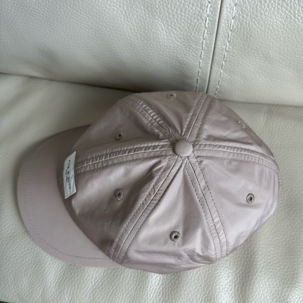 Rag & Bone Womens Beige Addison Baseboll cap - Picture 8 of 8